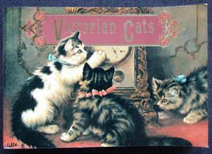 Victorian Cats: A Postcard Book,Used