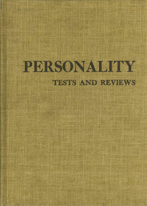 Personality Tests and Reviews I (Tests in Print (Buros)),Used