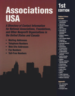 Associations USA 2004: A Directory of Contact Information for National Associations, Foundations, and Other Nonprofit Organizati,Used