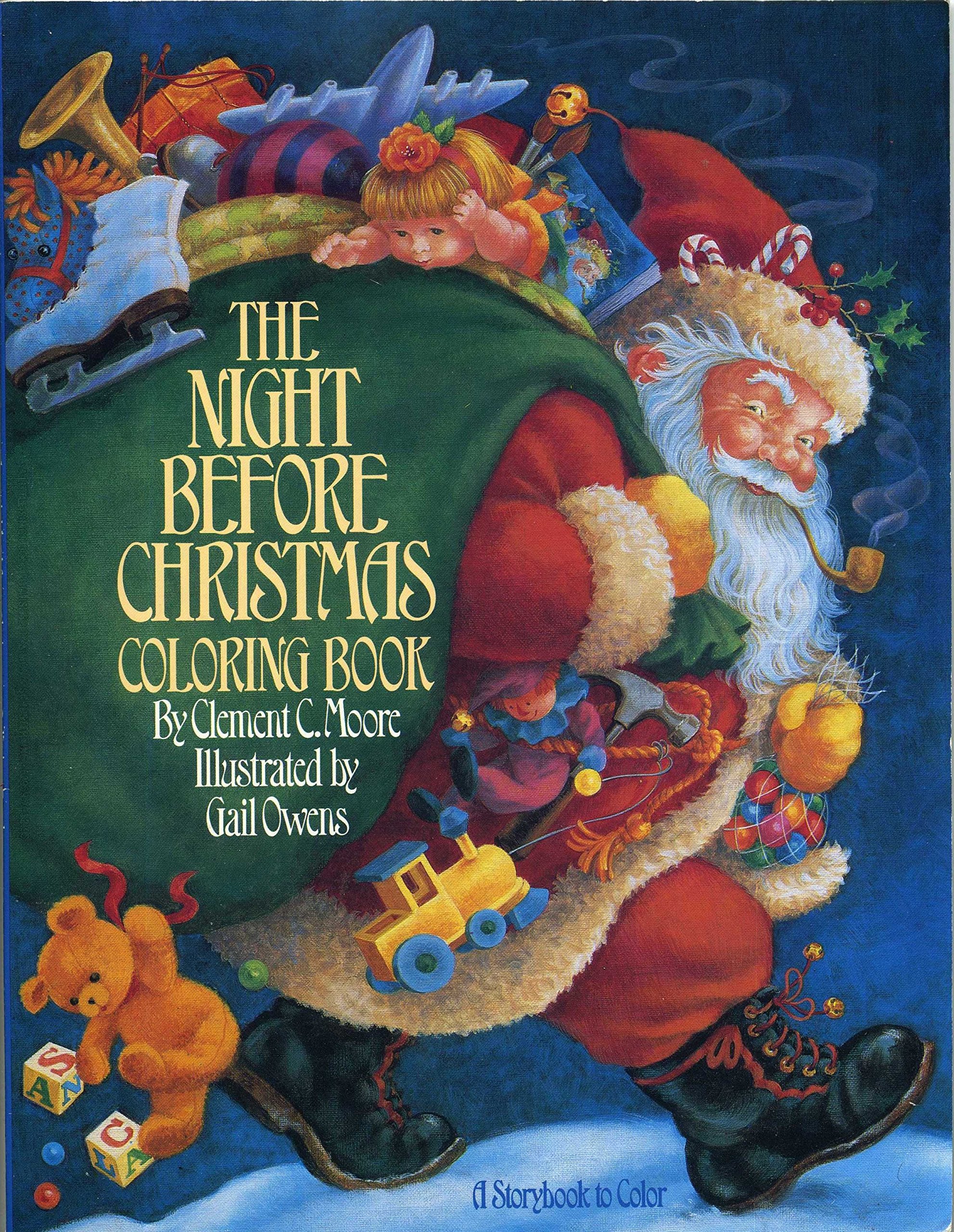 Night Before Christmas Coloring Book, The,Used
