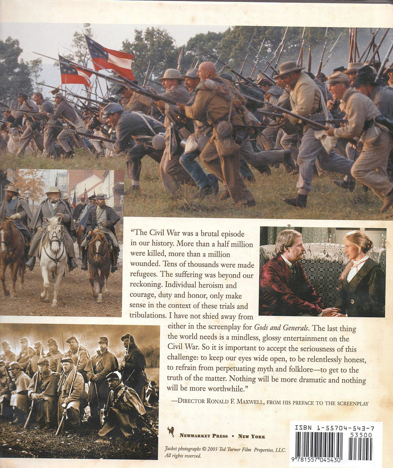 Gods and Generals: The Illustrated Story of the Epic Civil War Film (Newmarket Pictorial Moviebook),Used