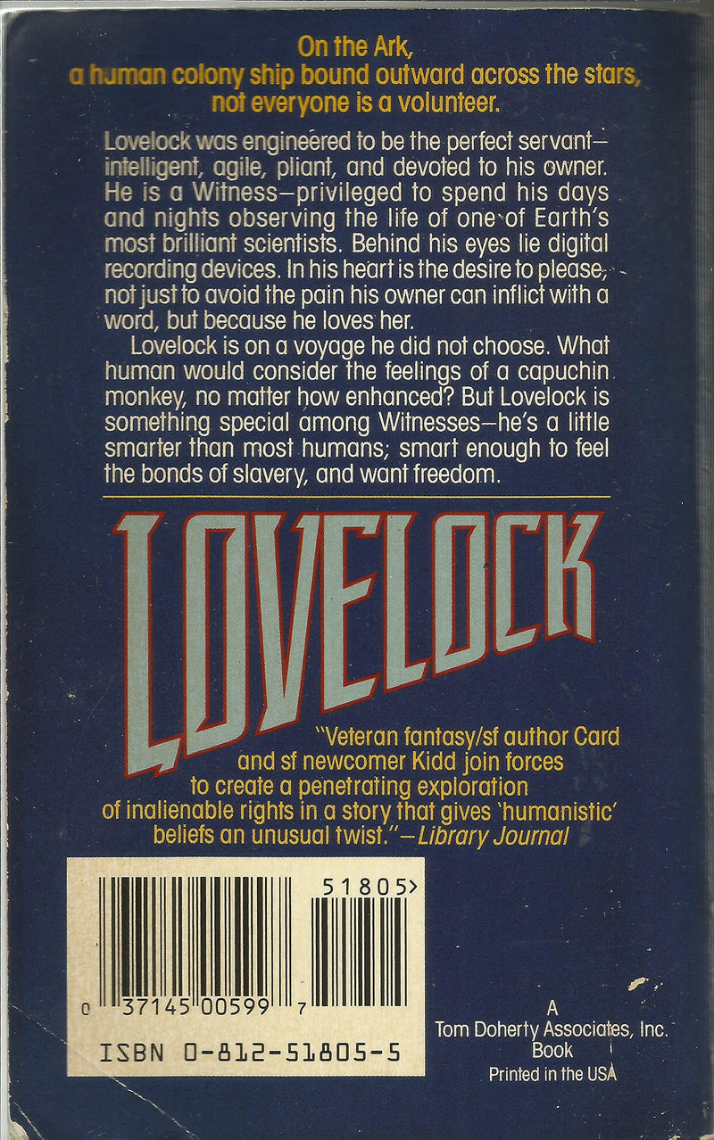 Lovelock (Mayflower Trilogy),Used