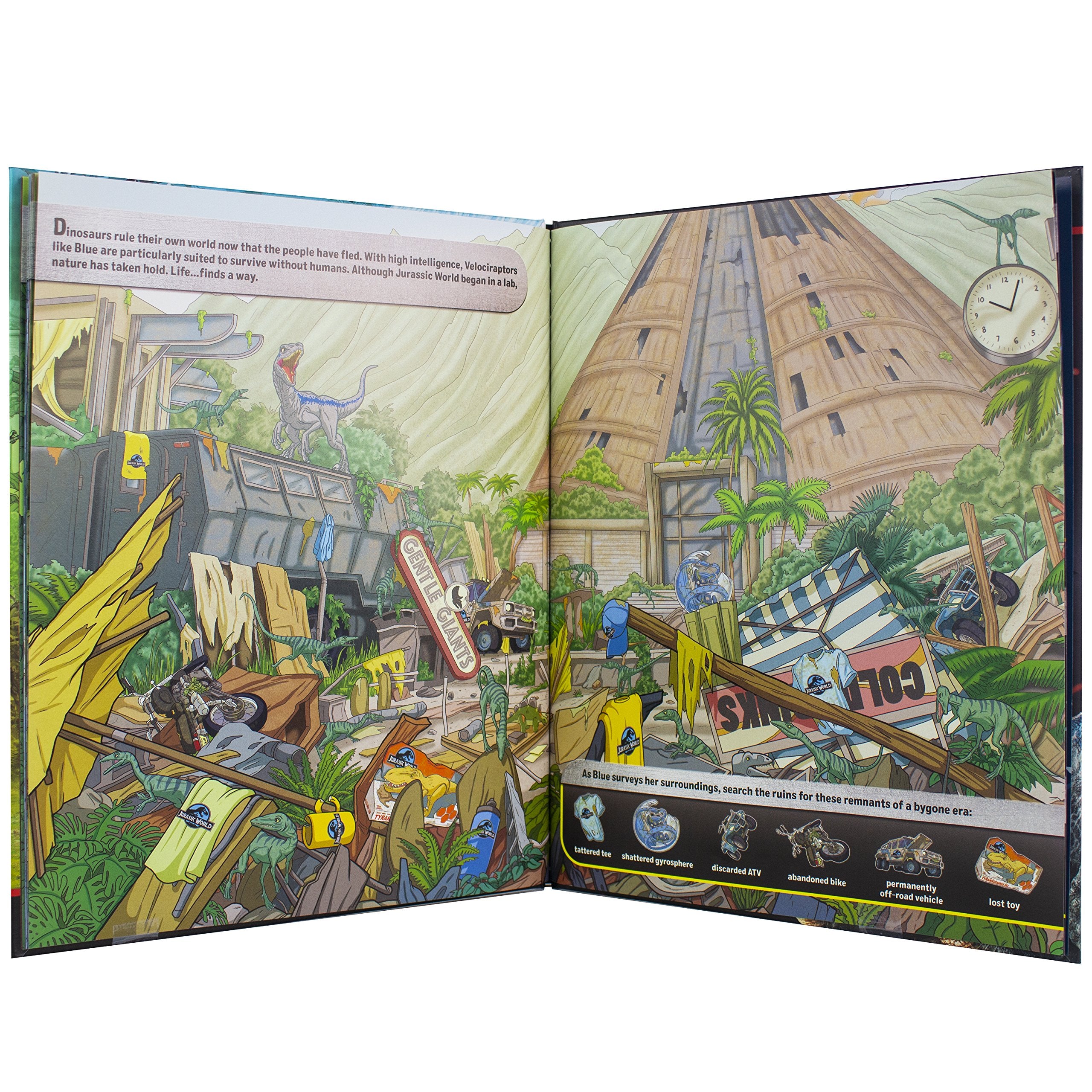 Jurassic World Look and Find Activity Book  PI Kids,Used