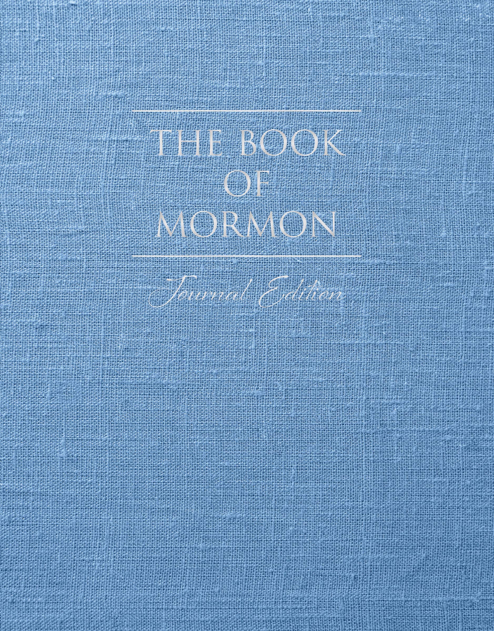 The Book of Mormon, Journal Edition Denim,Used