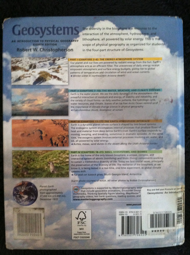 Geosystems: An Introduction to Physical Geography (8th Edition),Used
