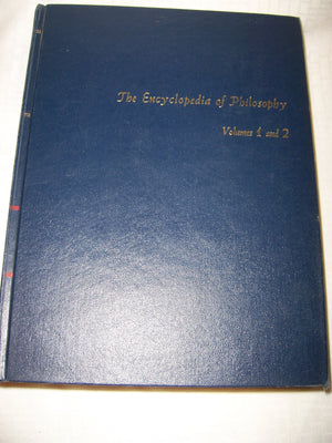 The Encyclopedia of Philosophy Volumes 1 & 2,Used