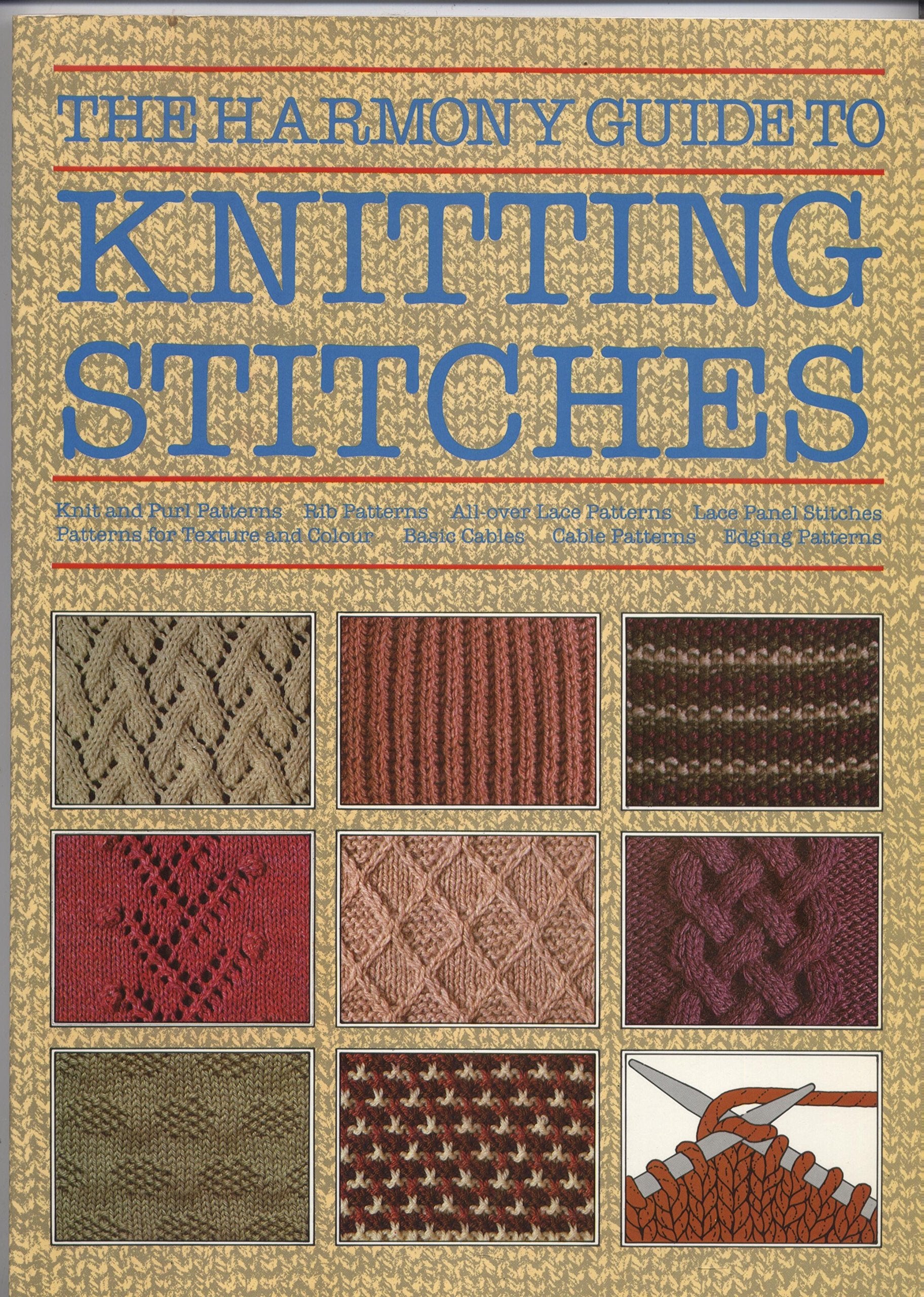 The Harmony Guide To Knitting Stitches,New