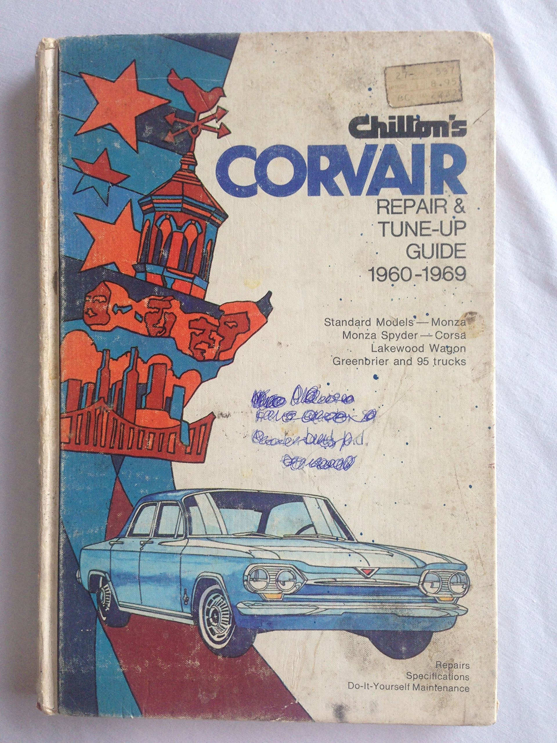 Chilton's Repair and TuneUp Guide for the Corvair,Used