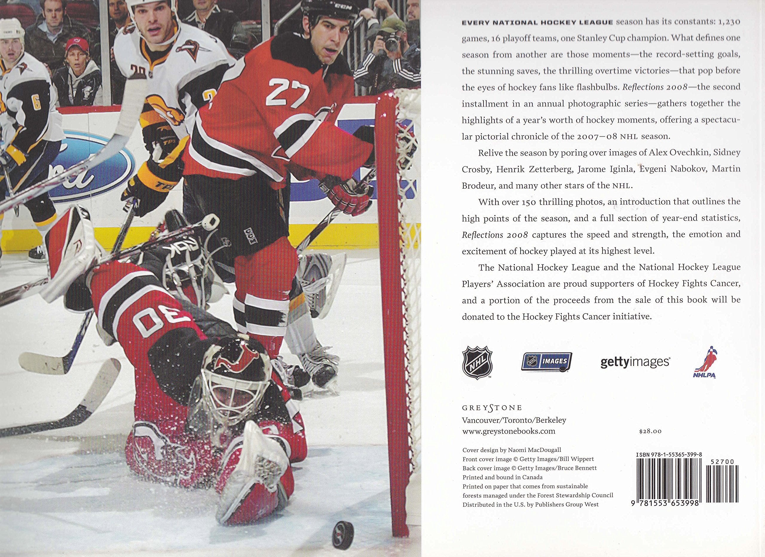 Reflections 2008: The NHL Hockey Year in Photographs,Used