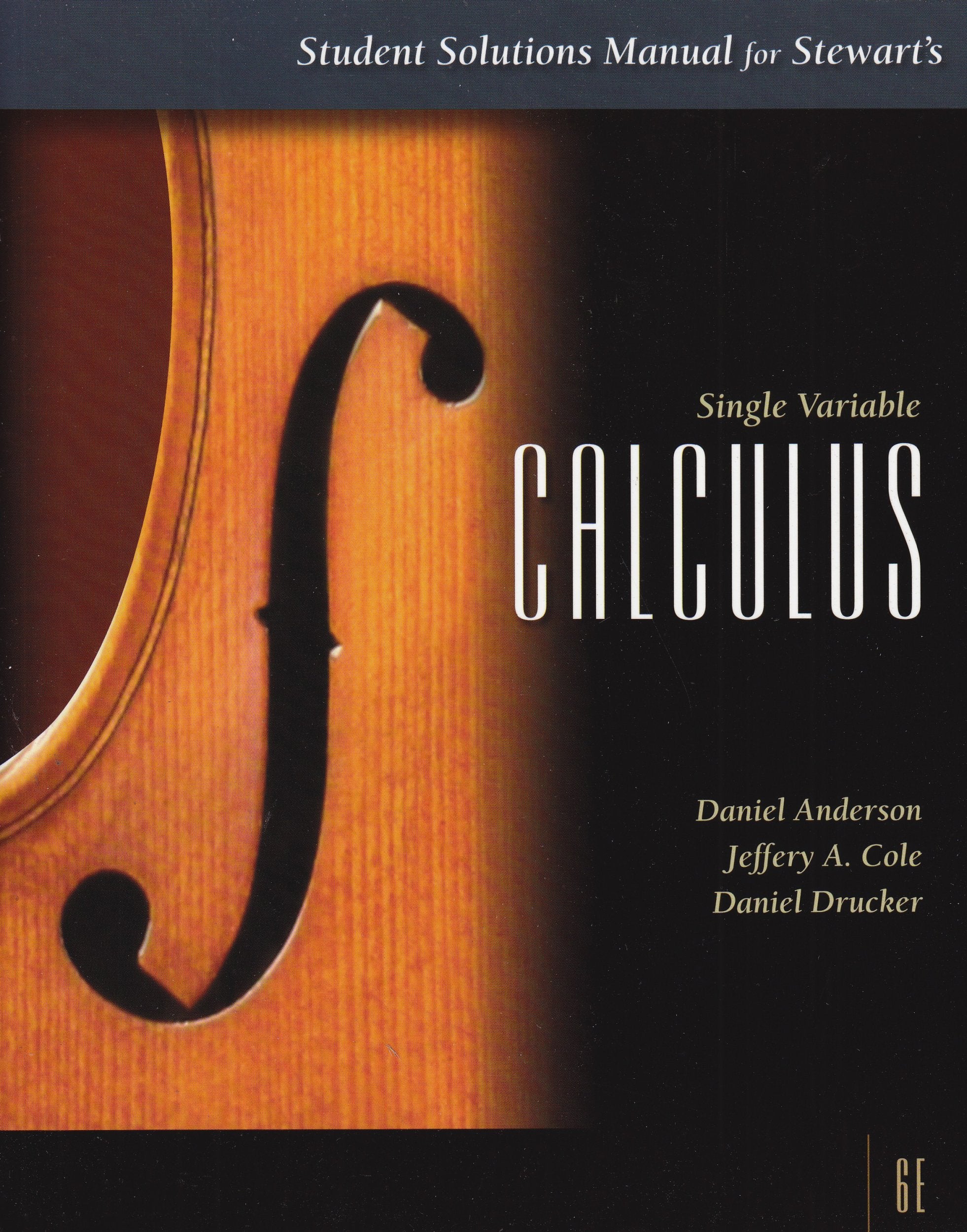 Student Solutions Manual Single Variable Calculus,Used