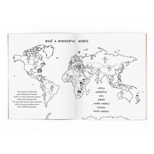 Around the World Coloring Book