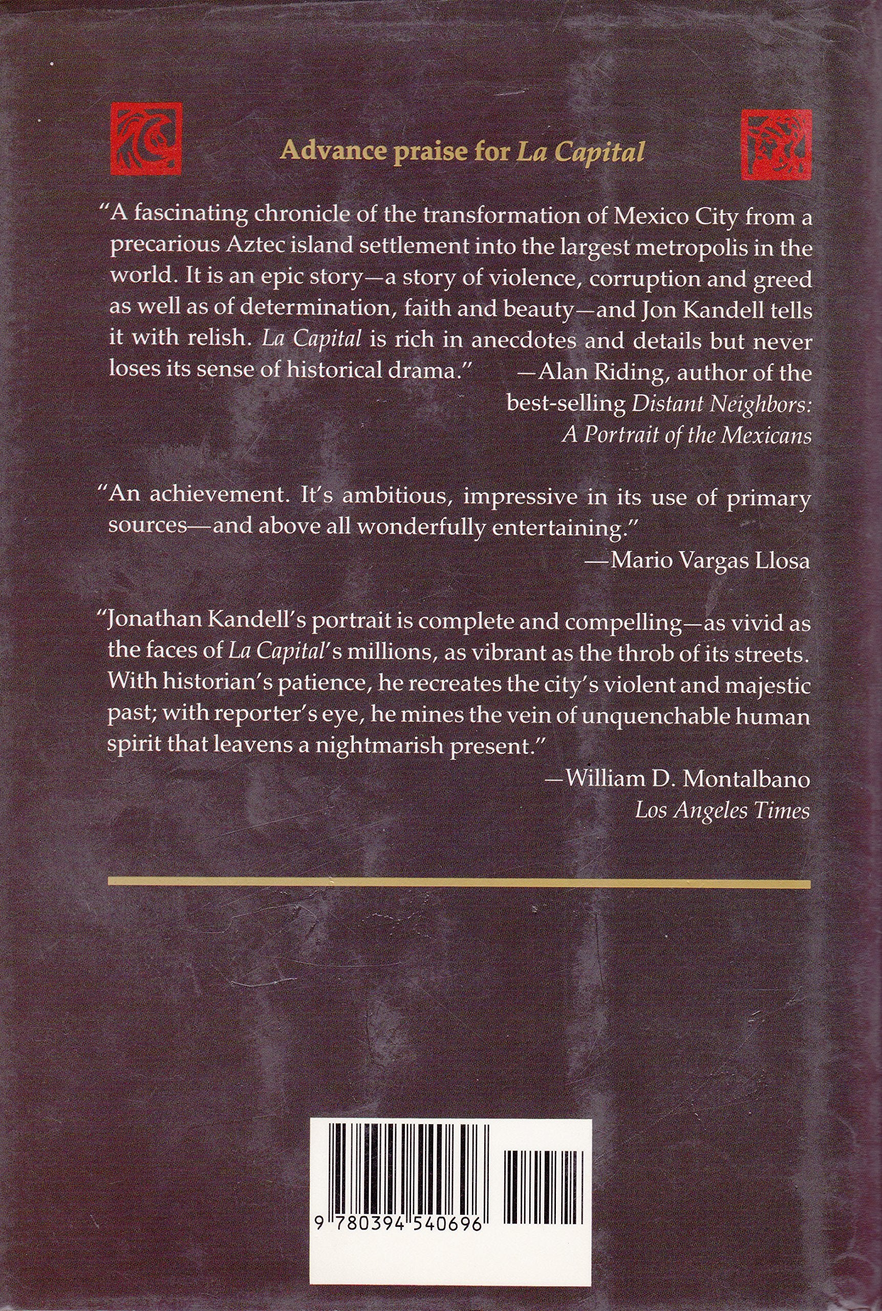 LA Capital: The Biography of Mexico City,Used