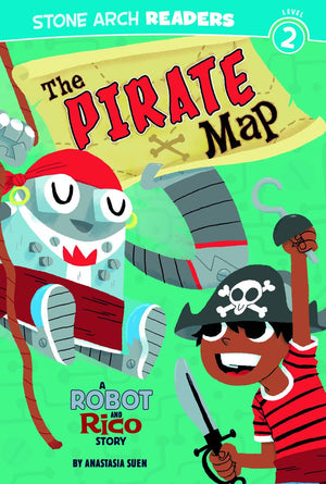 The Pirate Map: A Robot and Rico Story (Stone Arch Readers. Level 2),Used
