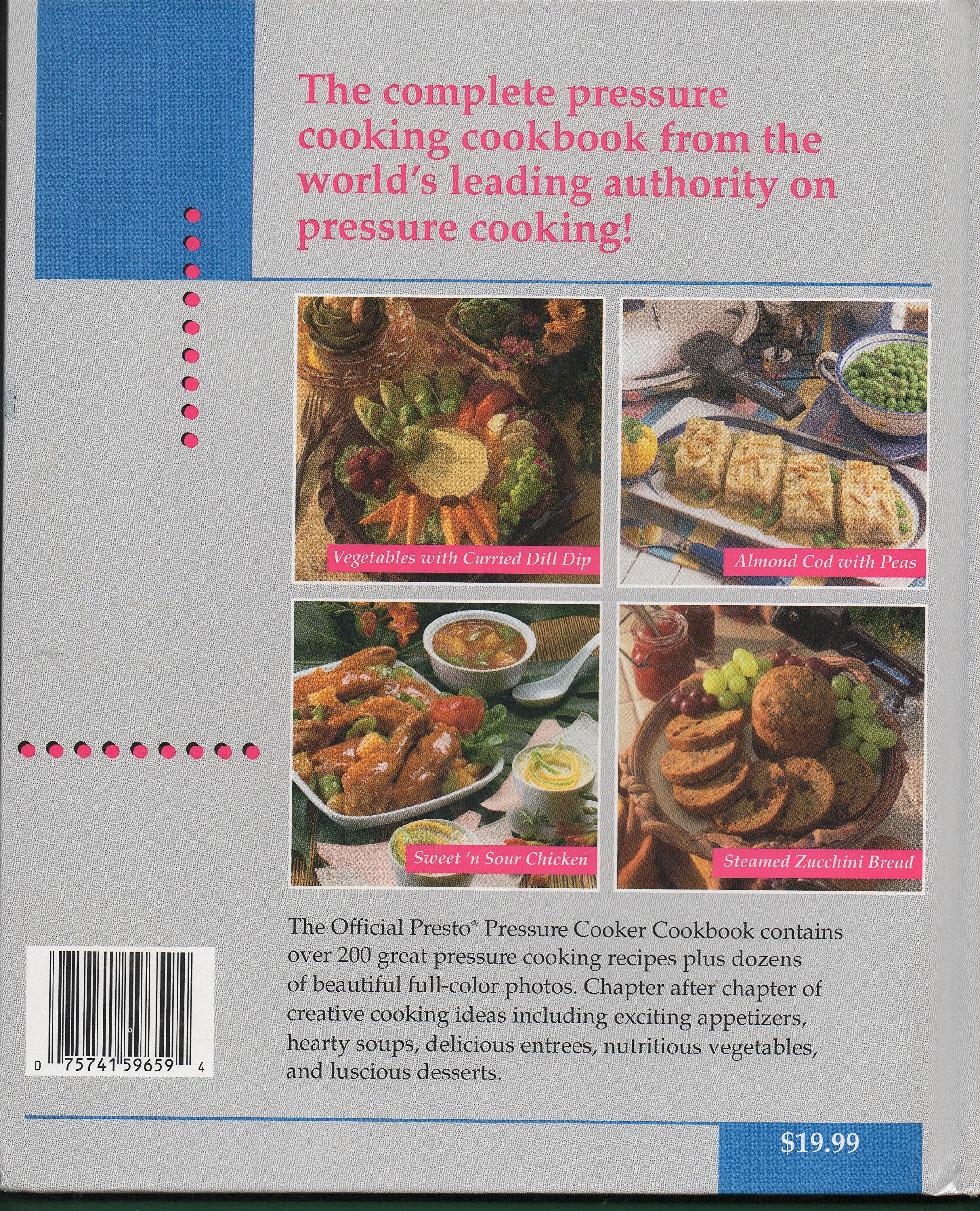 The Official Presto Pressure Cooker Cookbook,New
