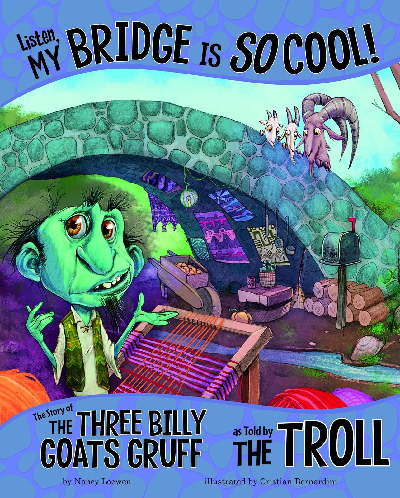 Listen, My Bridge Is SO Cool!: The Story of the Three Billy Goats Gruff as Told by the Troll (The Other Side of the Story),Used