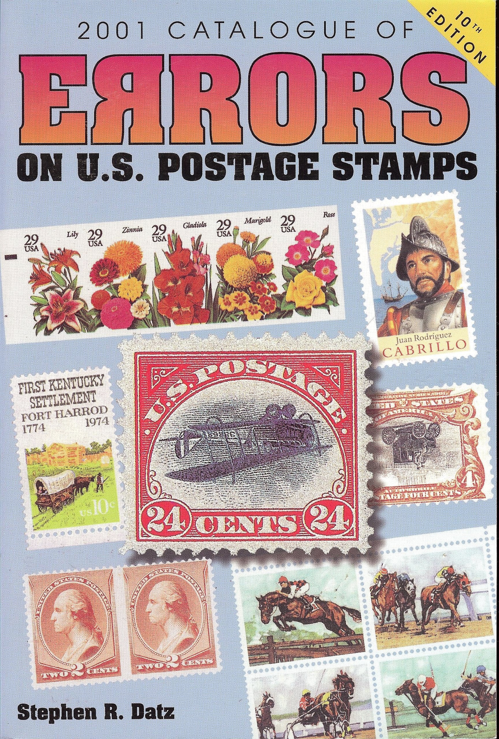2001 Catalogue Of Errors On U.S. Postage Stamps,Used