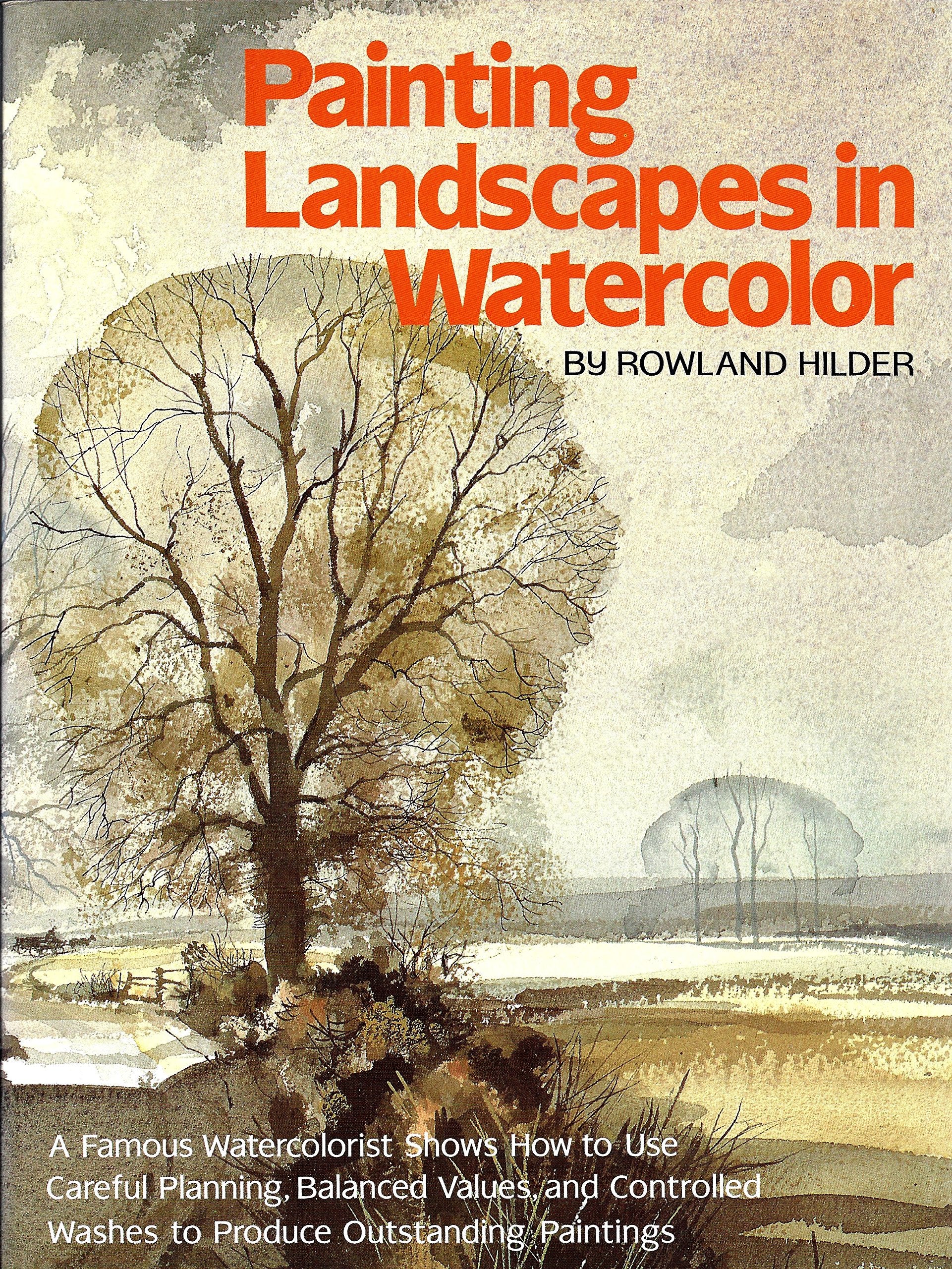 Painting Landscapes in Watercolor,Used
