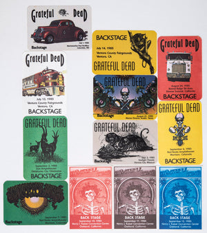 Robbie Taylor Backstage Passes (07/01/1985 - 09/12/1985) Bundle