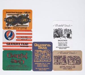 Robbie Taylor Backstage Passes (07/11/1986 - 12/27/1986) Bundle