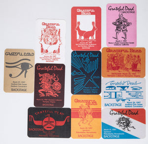 Robbie Taylor Backstage Passes (01/28/1987 - 03/31/1987) Bundle