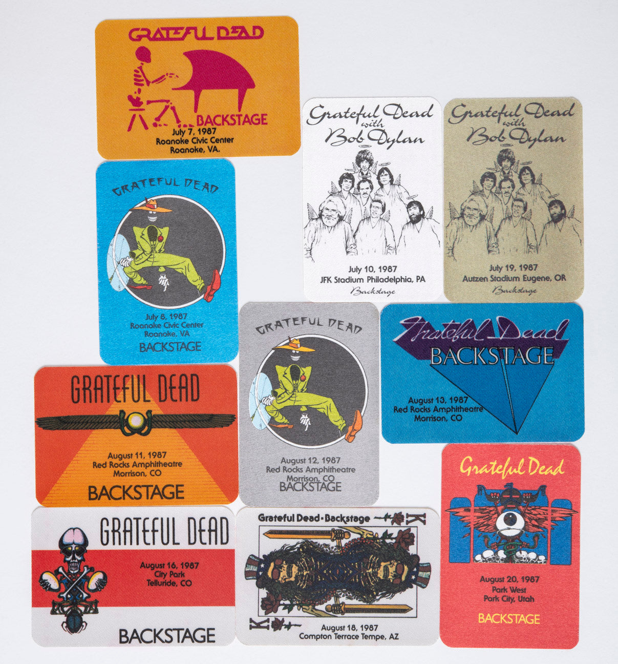 Robbie Taylor Backstage Passes (08/22/1987 - 09/16/1987) Bundle