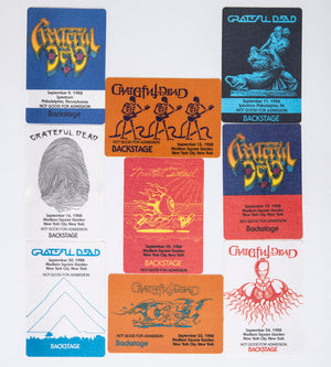 Robbie Taylor Backstage Passes (09/09/1988 - 09/24/1988) Bundle