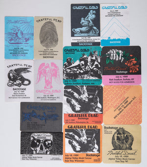 Robbie Taylor Backstage Passes (04/28/1989 - 07/19/1989) Bundle