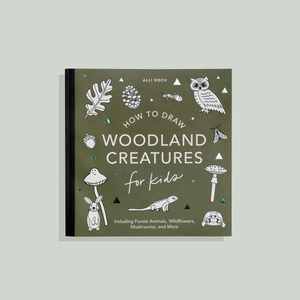 Mushrooms & Woodland Creatures: How to Draw Books for Kids