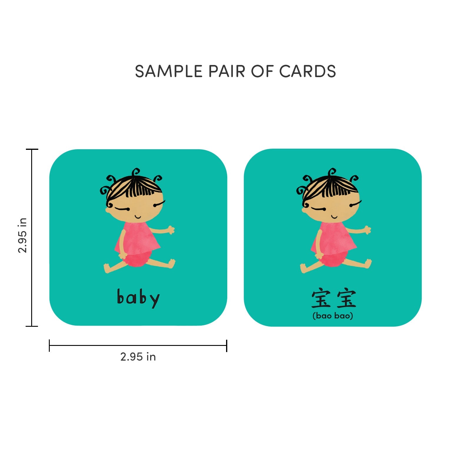 Minilingo, Mandarin/English Flashcards