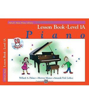 Alfred's Basic Piano Library Lesson Book, Bk 1A: Book & CD