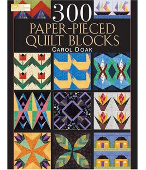 300 Paper-Pieced Quilt Blocks: (CD included)