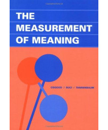 The Measurement of Meaning