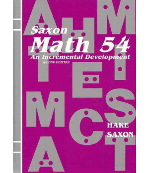 Saxon Math 54: An Incremental Development