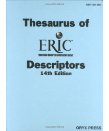 Thesaurus of ERIC Descriptors: 14th Edition (Thesaurus of Eric Descriptors)