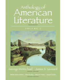 Anthology of American Literature, Volume I (10th Edition)