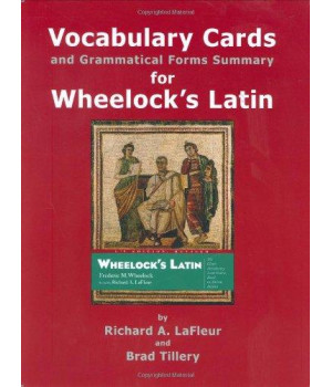 Vocabulary Cards and Grammatical Forms Summary for Wheelock's Latin