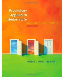 Psychology Applied to Modern Life: Adjustment in the 21st Century (PSY 103 Towards Self-Understanding)