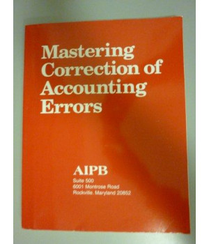 Mastering Correction of Account Errors (Professional Bookkeeping Certification)