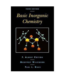 Basic Inorganic Chemistry, 3rd Edition