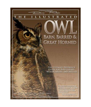 Illustrated Owl: Barn, Barred & Great Horned: The Ultimate Reference Guide for Bird Lovers, Artists, & Woodcarvers (The Denny Rogers Visual Reference series)
