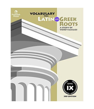 Vocabulary from Latin and Greek Roots III