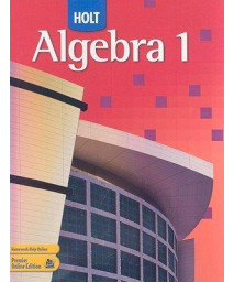 Holt Algebra 1, Teacher's Edition      (Hardcover)