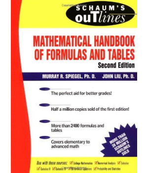 Schaum's Mathematical Handbook of Formulas and Tables      (Paperback)
