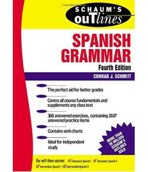 Schaum's Outline of Spanish Grammar (4th edition)      (Paperback)