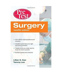 Surgery Pre-Test Self-Assessment & Review, 12th Edition