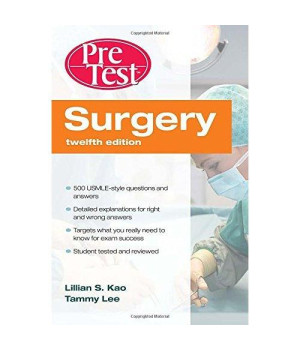 Surgery Pre-Test Self-Assessment & Review, 12th Edition