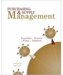 Purchasing And Supply Management      (Hardcover)