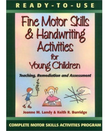 Ready to Use Fine Motor Skills & Handwriting Activities for Young Children      (Paperback)
