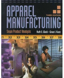 Apparel Manufacturing: Sewn Product Analysis (3rd Edition)      (Hardcover)