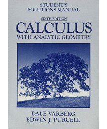 Student's Solutions Manual: Calculus With Analytic Geometry      (Paperback)